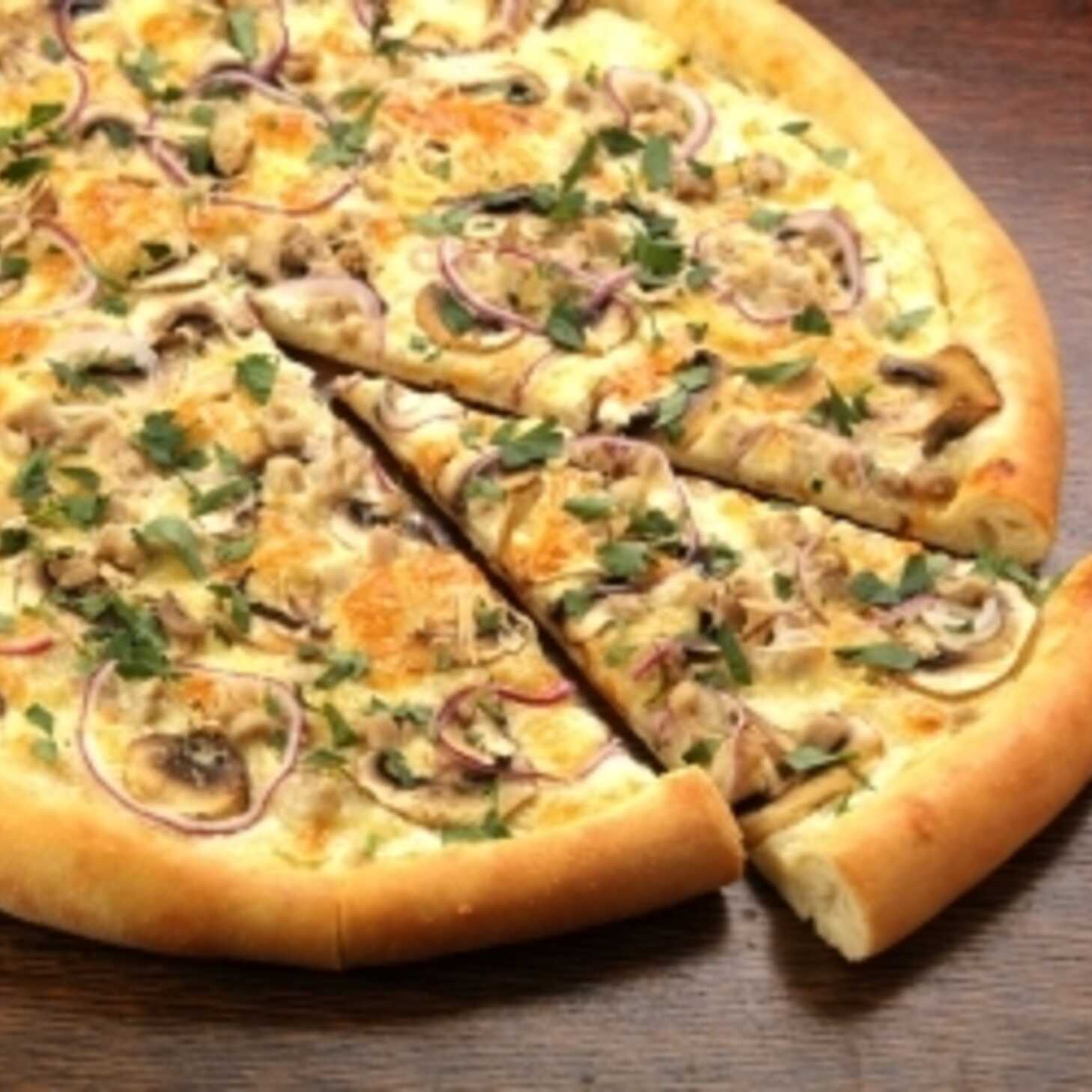 пицца грибная с шампиньонами рецепт в домашних фото 119