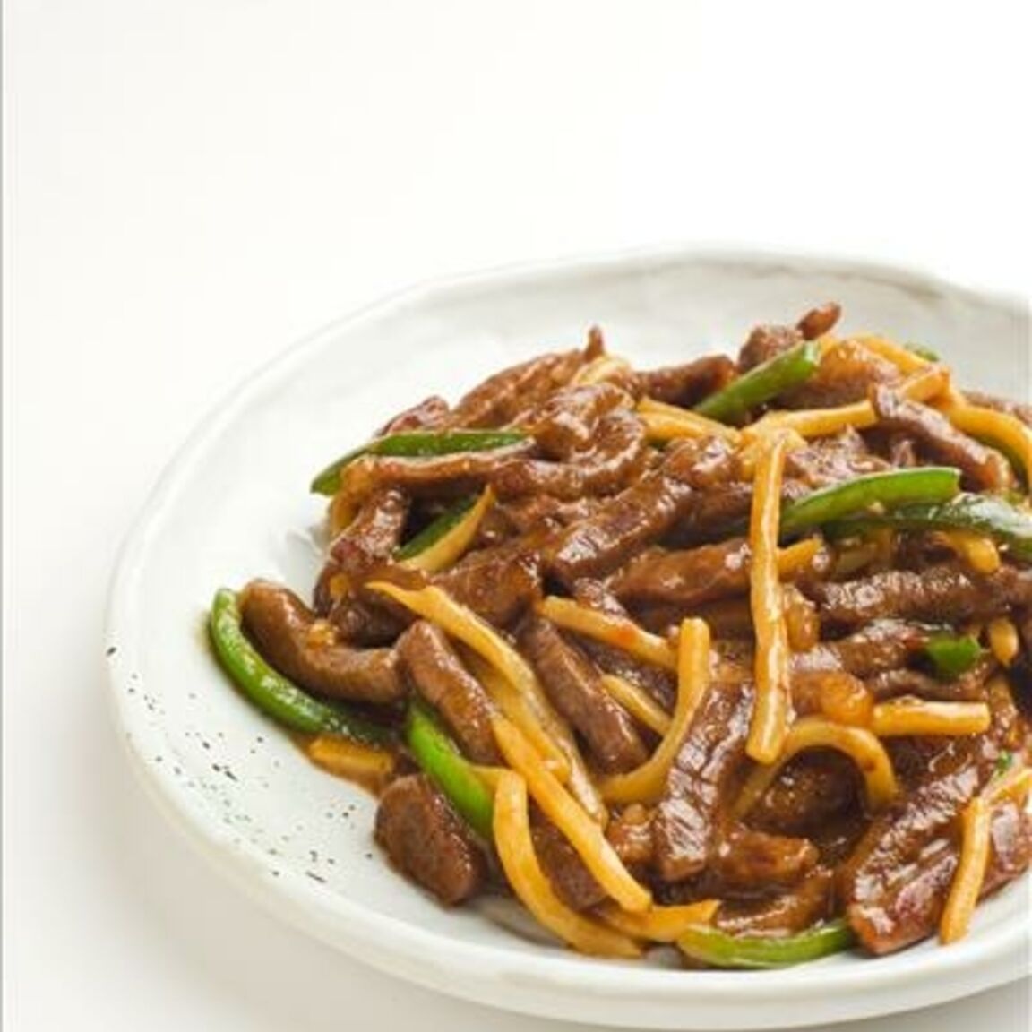 Говядина с бамбуком.