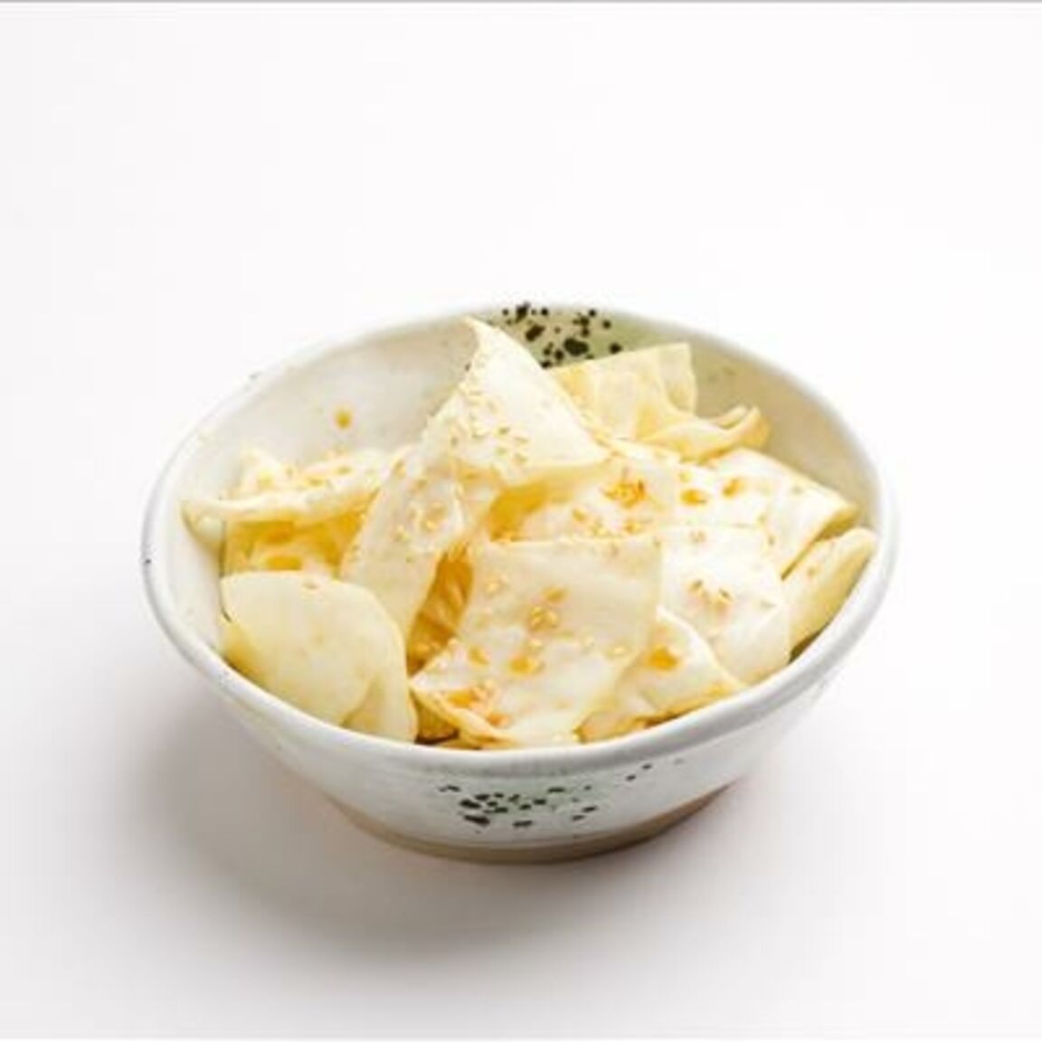 Капуста с кунжутным соусом.