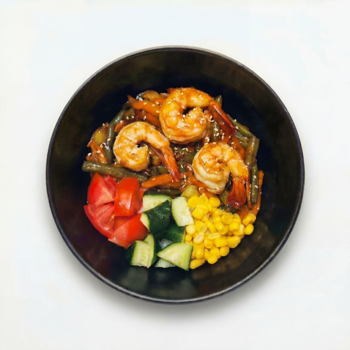 Рис с креветками