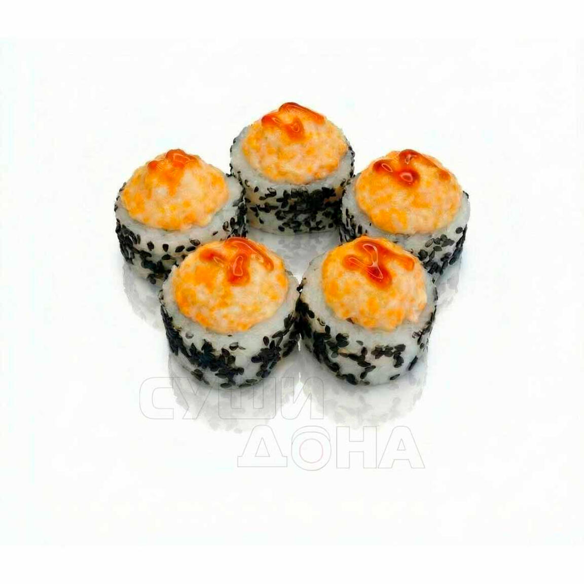 Ролл Запеченный Урамаки с крабом 5шт