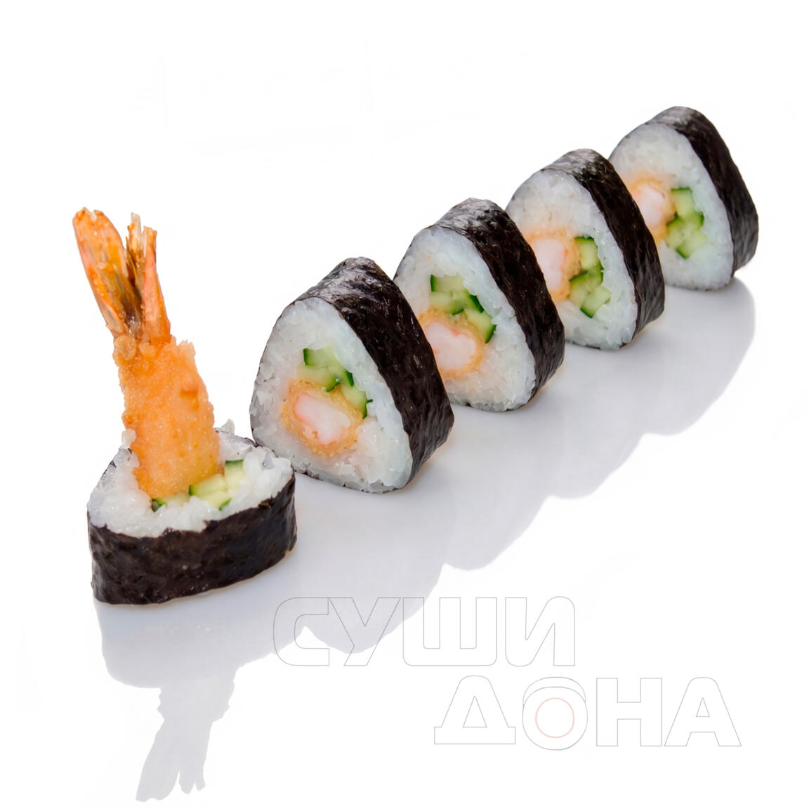 Ролл Спайси Эби Тен 5шт