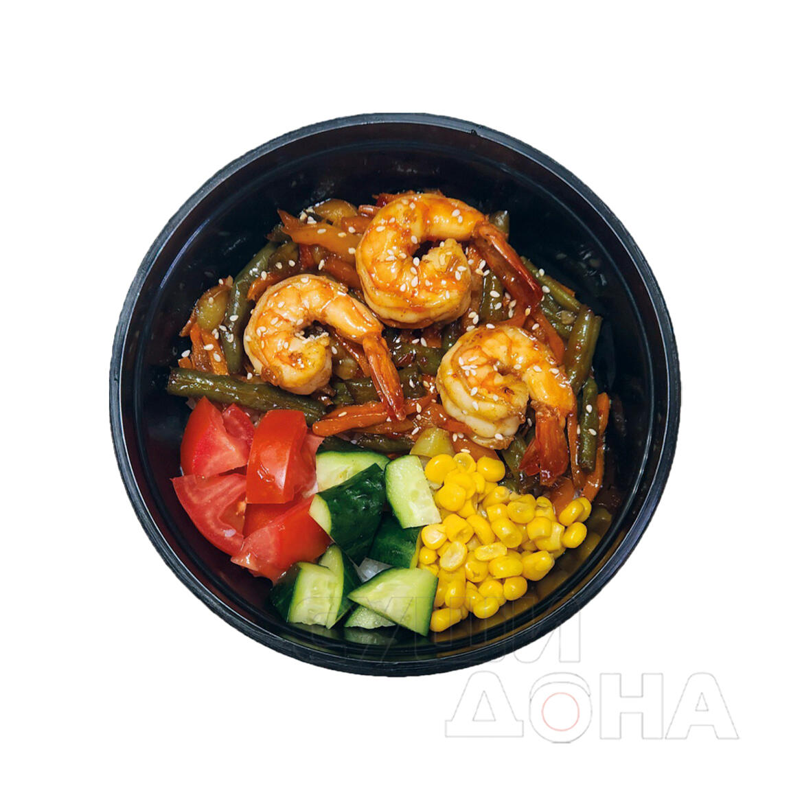 Рис с креветками