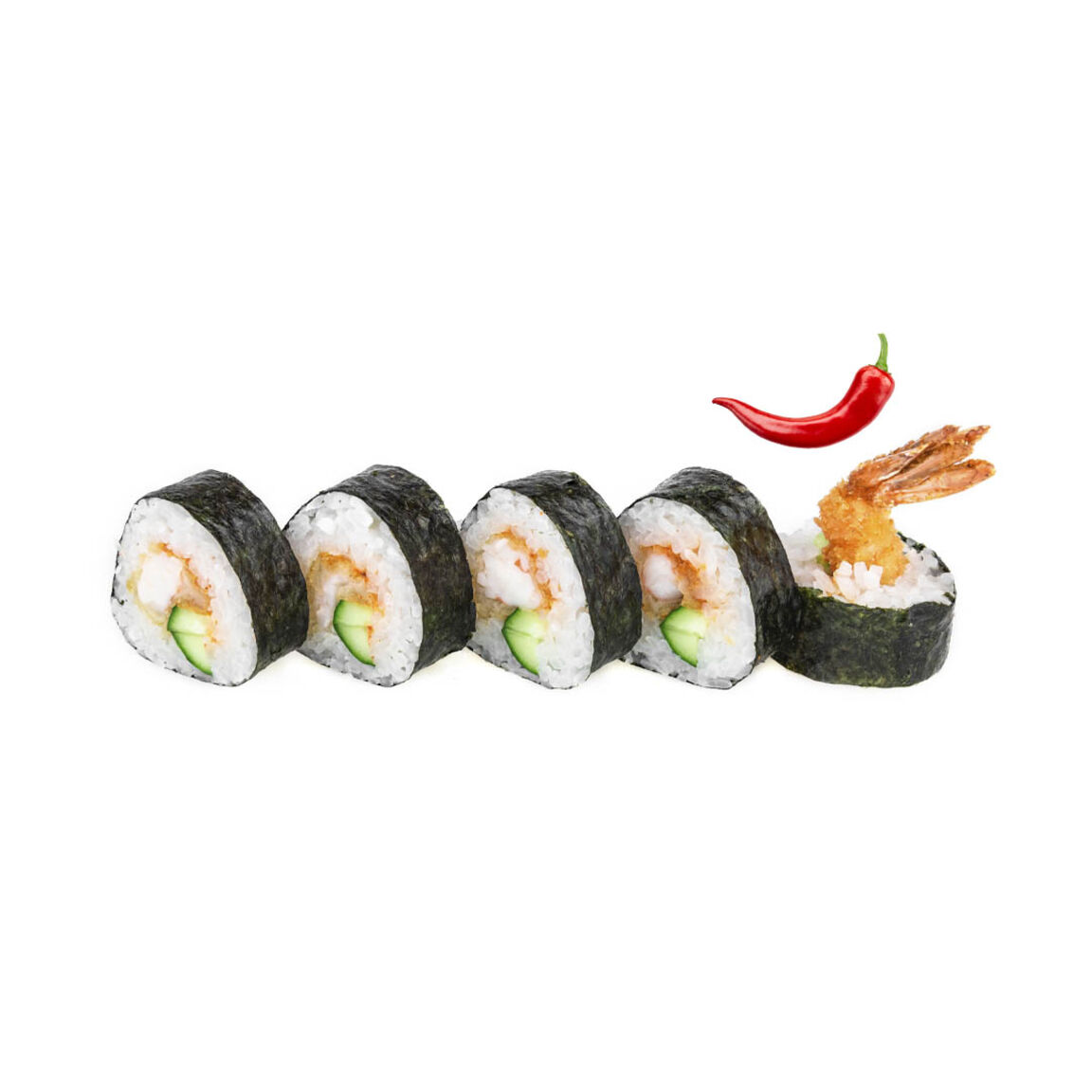 Ролл Спайси Эби Тен 5шт