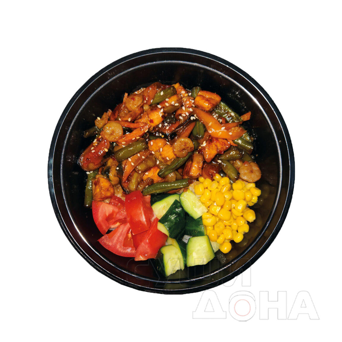 Рис с морепродуктами