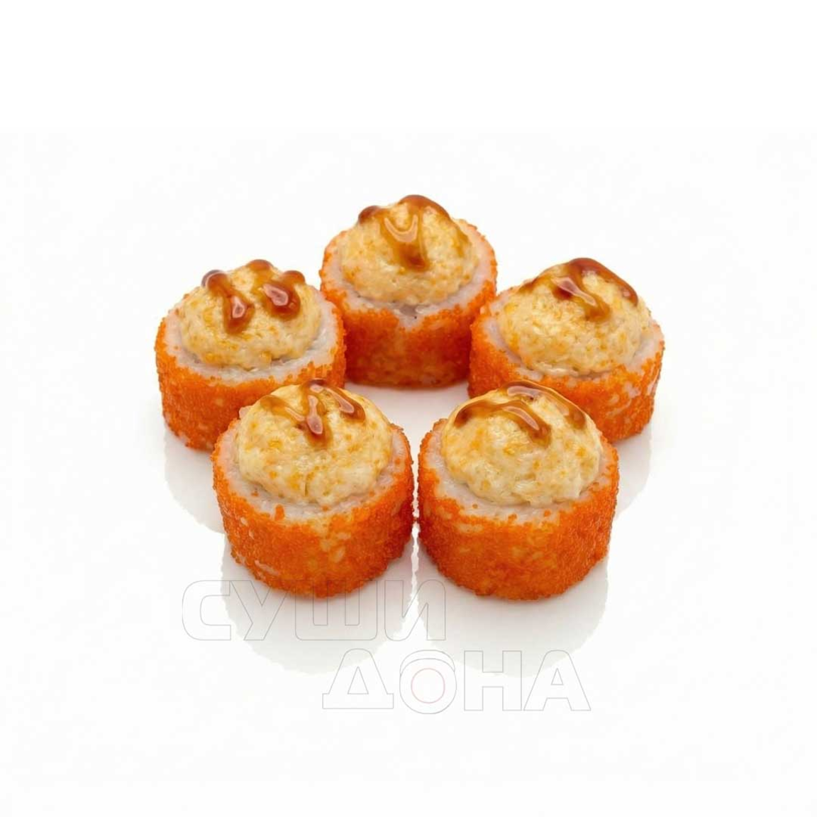 Ролл Запеченный Урамаки с креветкой 5шт