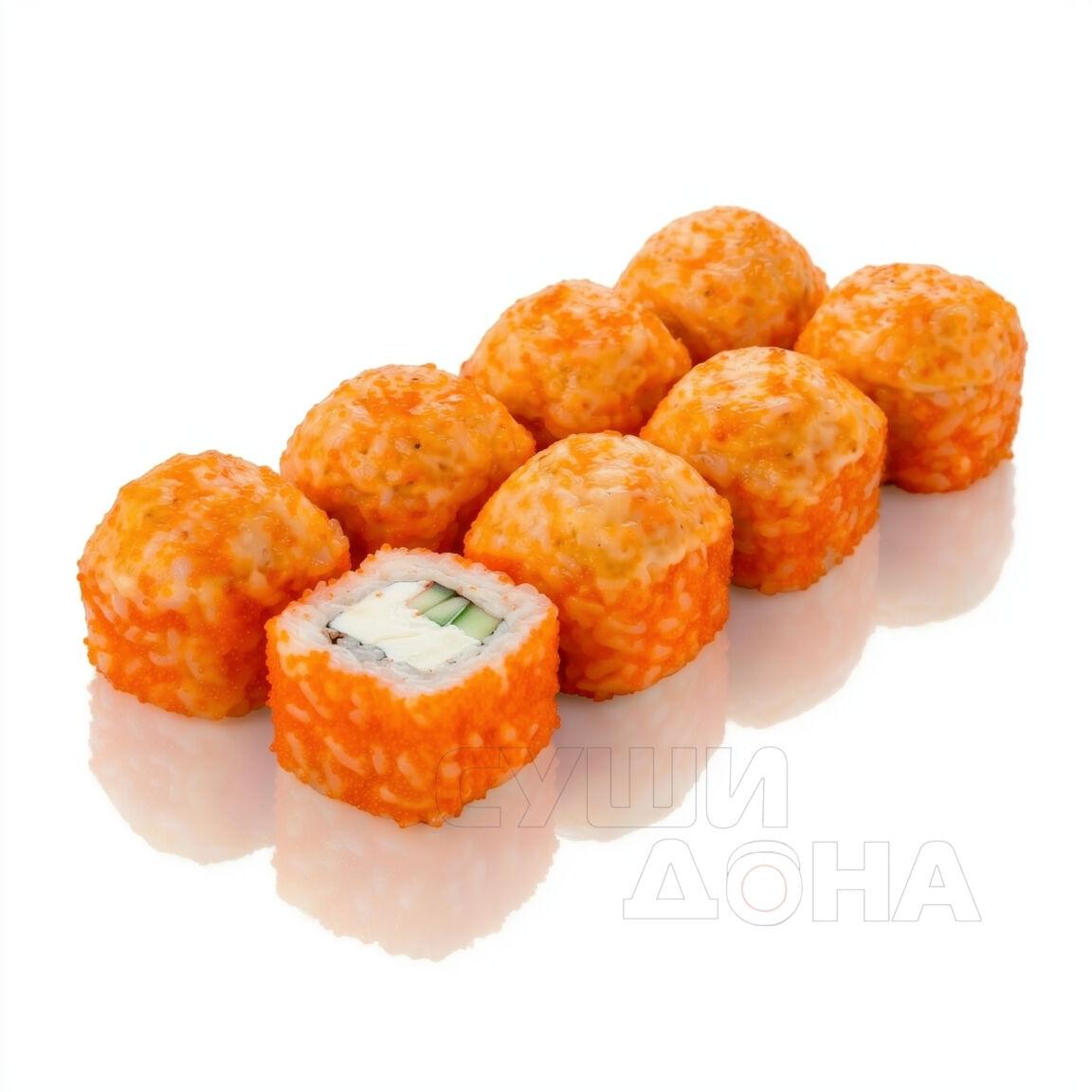 Ролл Запеченный Чили Краб 8шт