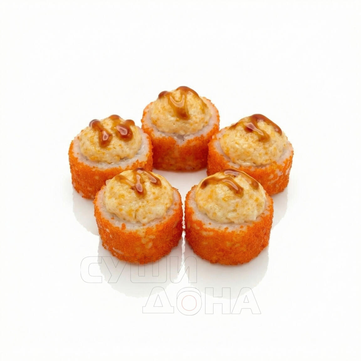 Ролл Запеченный Урамаки с креветкой 5шт