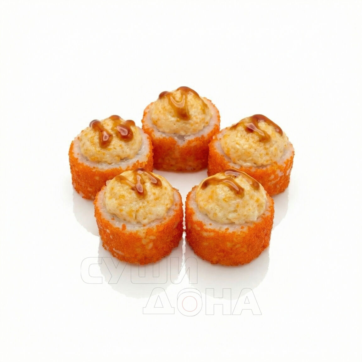 Ролл Запеченный Урамаки с угрем 5шт