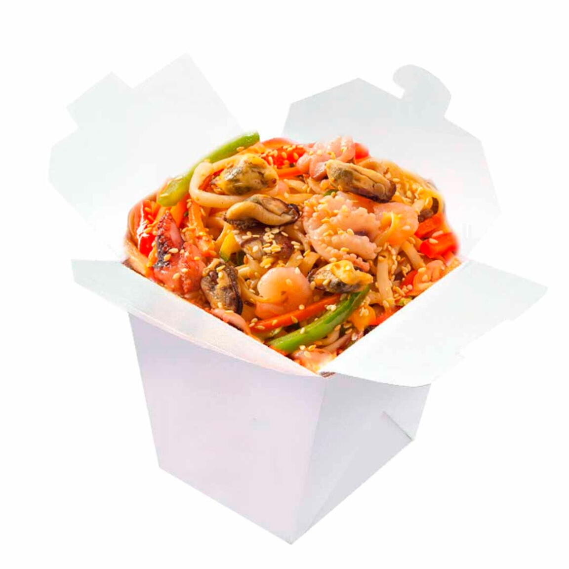 Wok Лапша с Морепродуктами