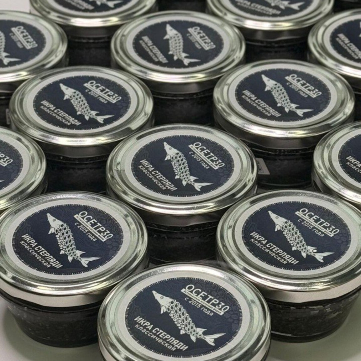 Черная икра стерляди 100г