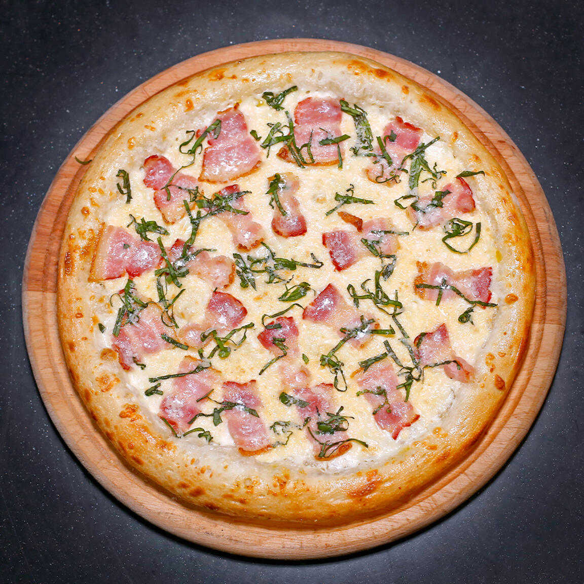 Пицца карбонара