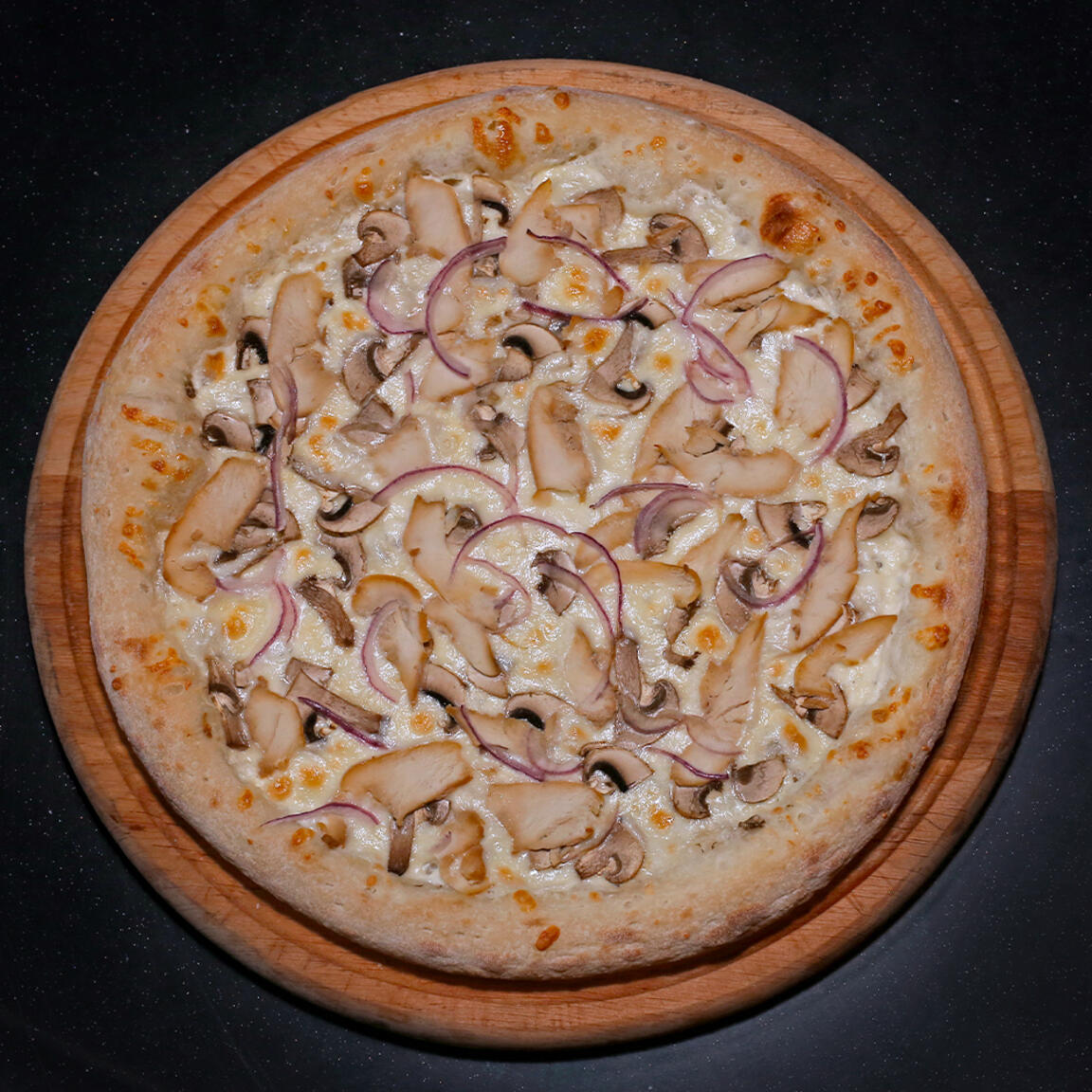 Пицца с курицей и грибами 32см