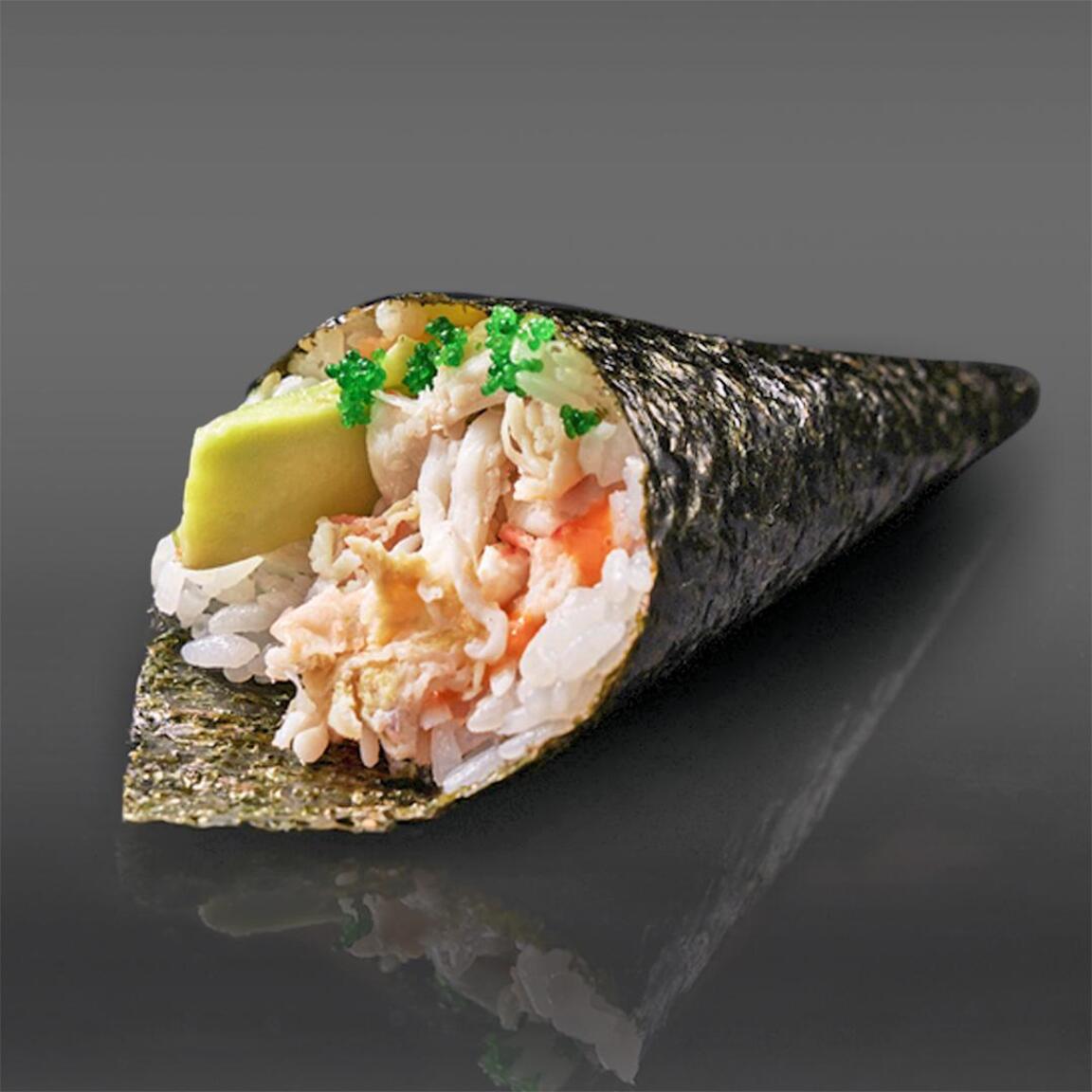 Хенд-ролл камчатский краб спайси