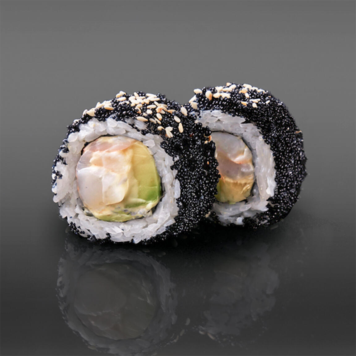 Ролл Калифорния с креветкой