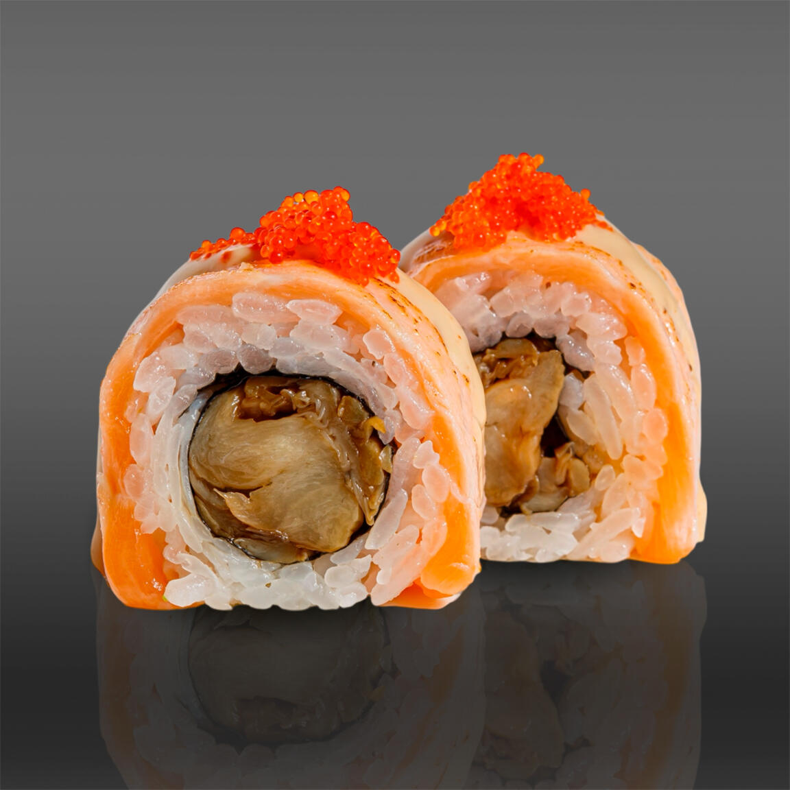 Ролл с вешенками