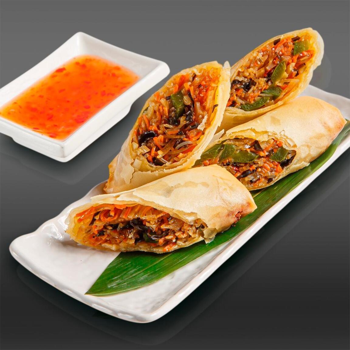 Спринг-роллы с овощами