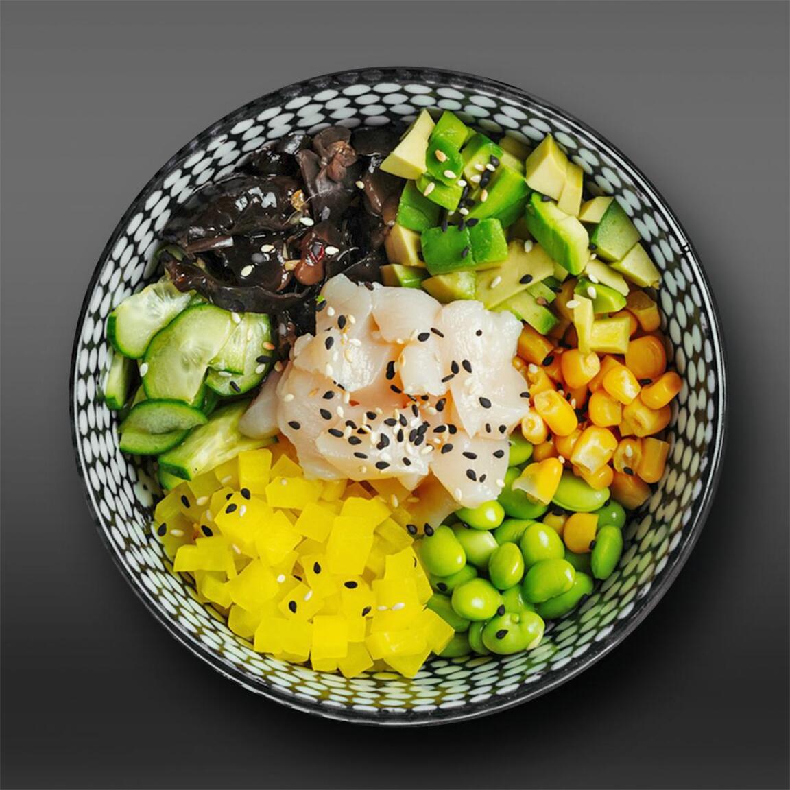 Rice bowl с гребешком