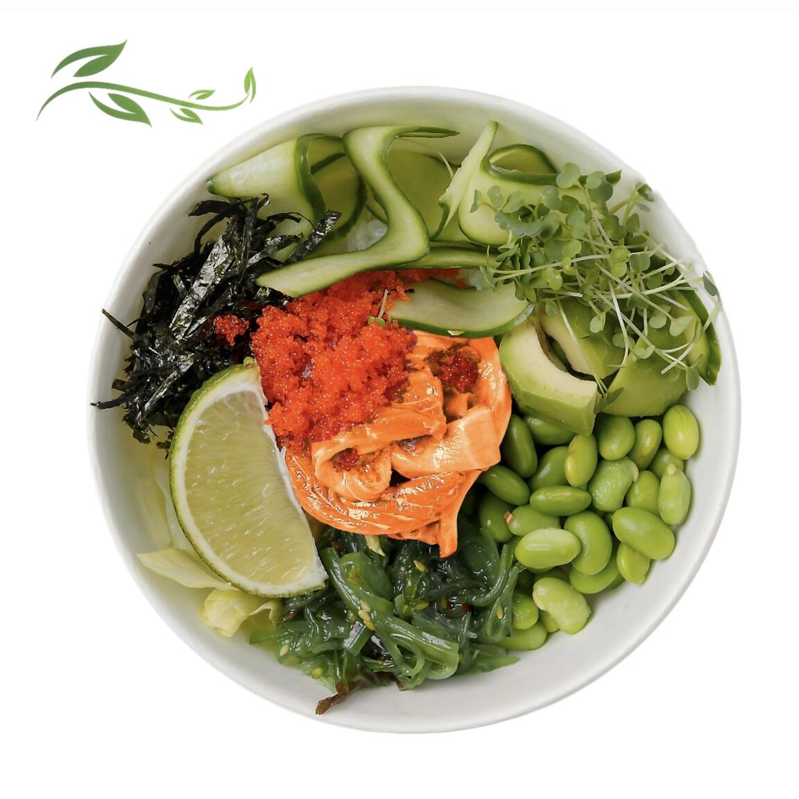 Поке с лососем