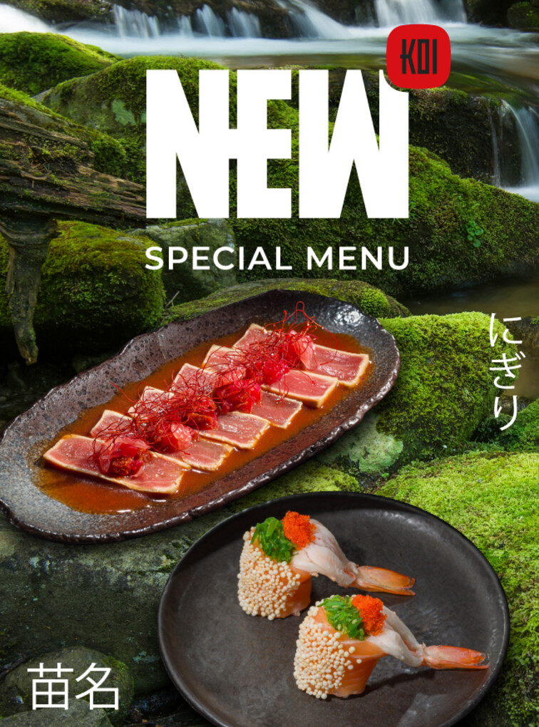 NEW special menu