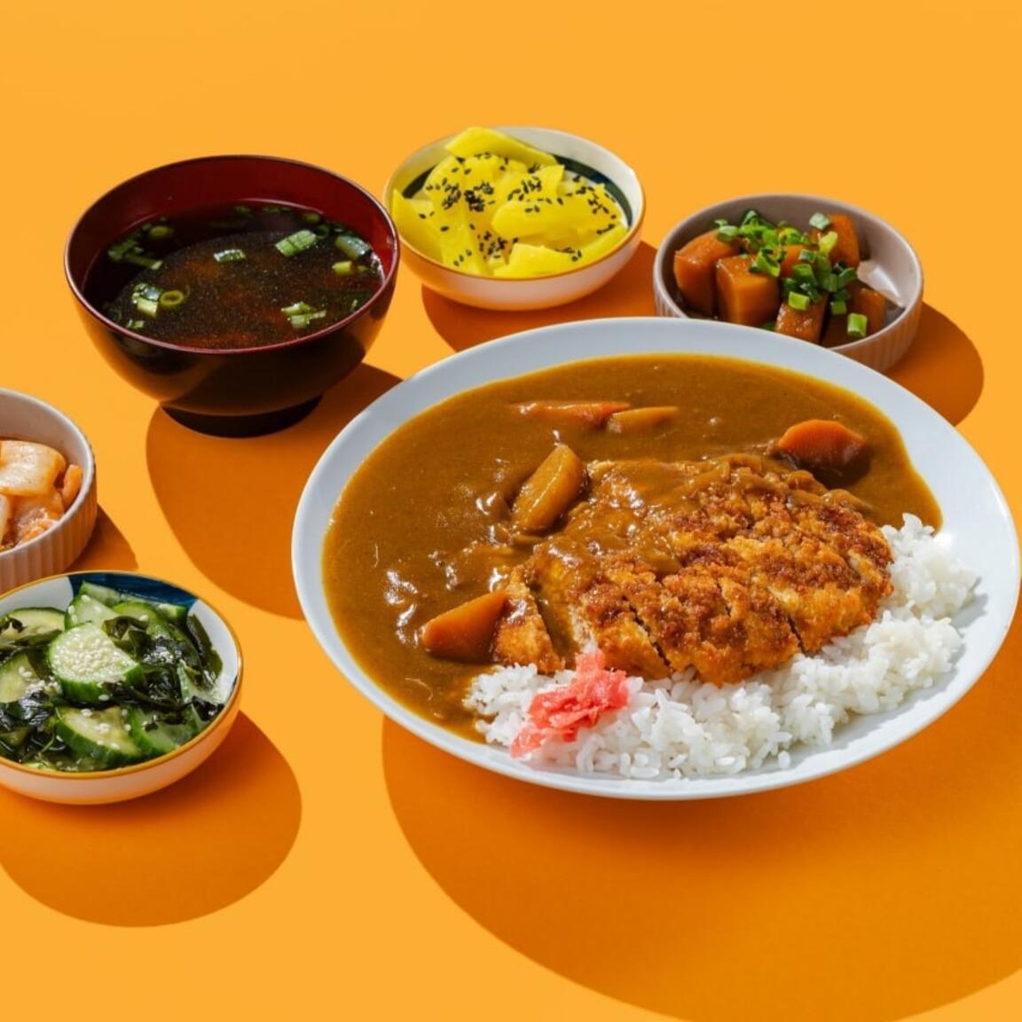 Сет Чикен Кацу карри райсу