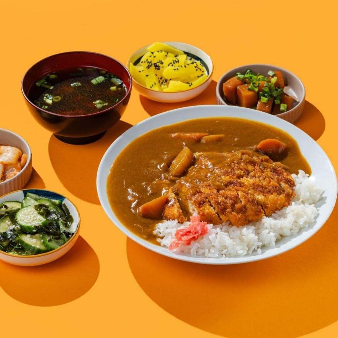 Сет Чикен Кацу карри райсу