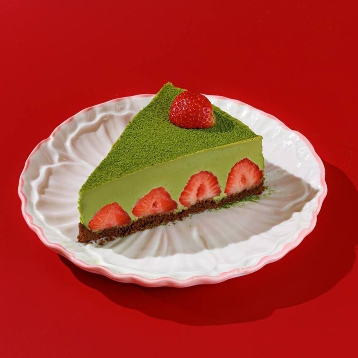 Мусс Матча-Клубника