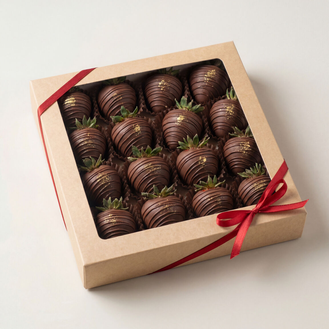 Набор клубника в шоколаде 16 ягод