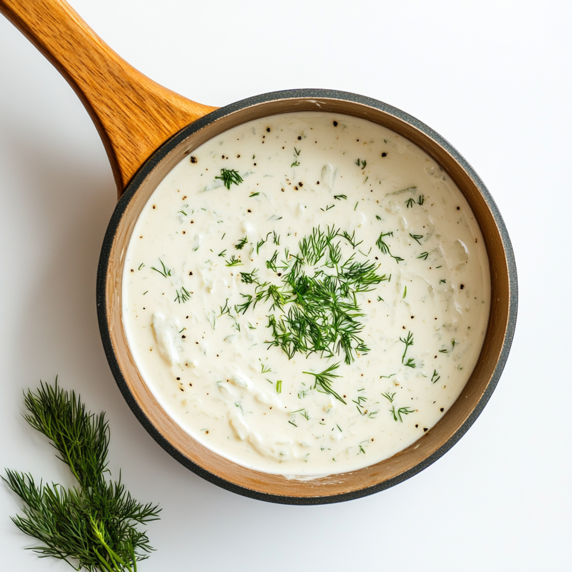 Сливочный с зеленью соус