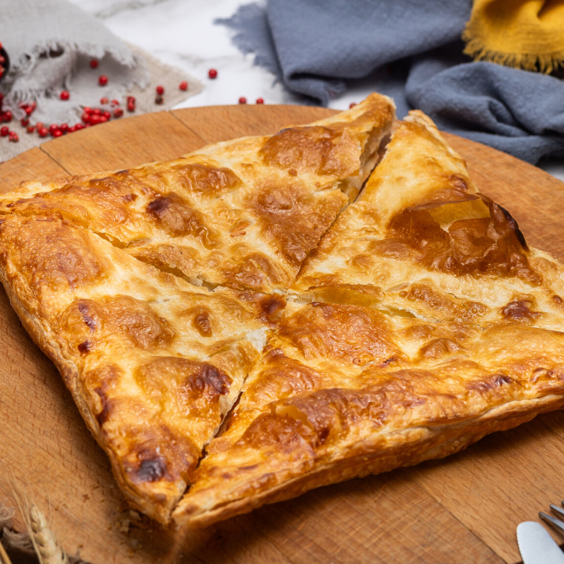 Слоеное хачапури