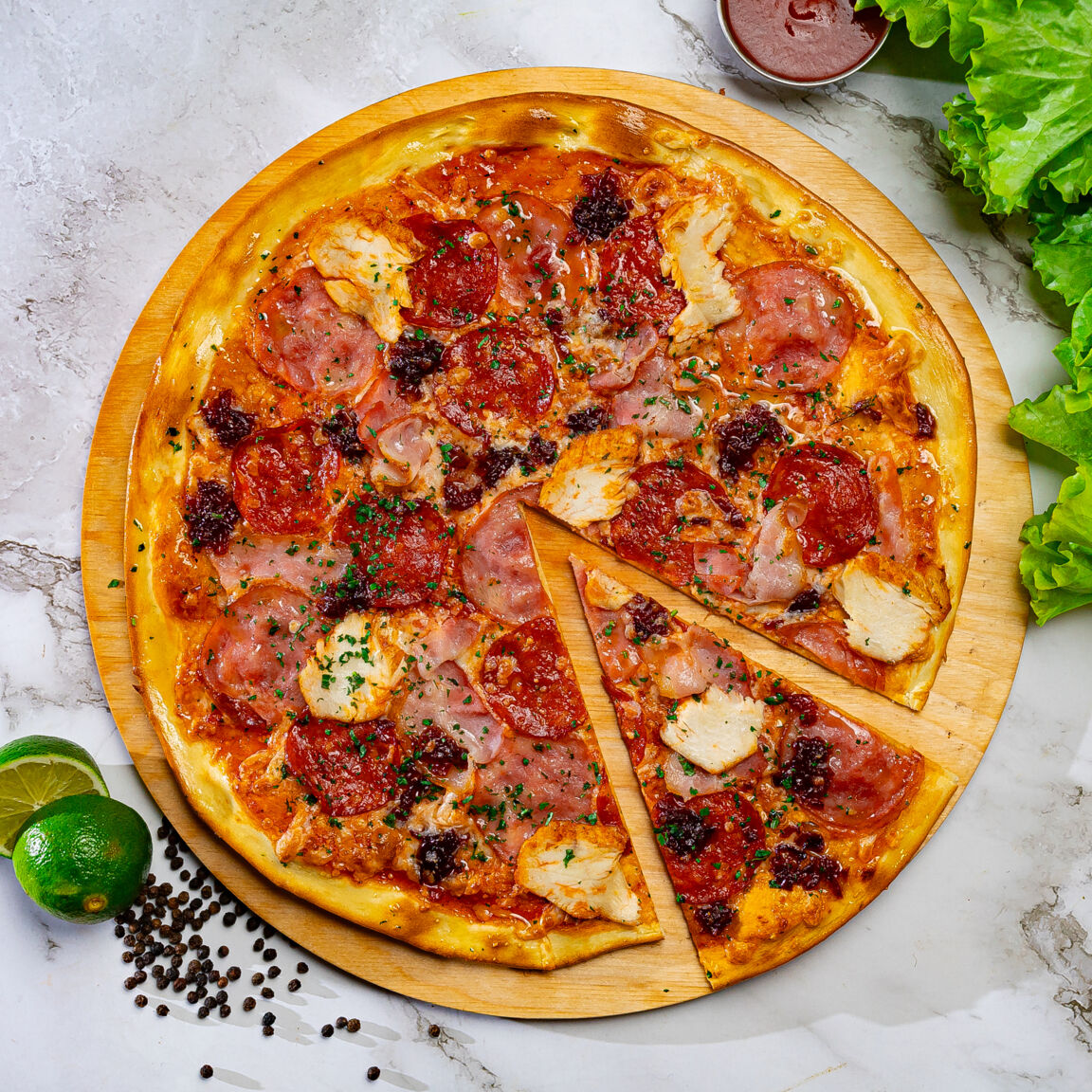 пицца Мясная