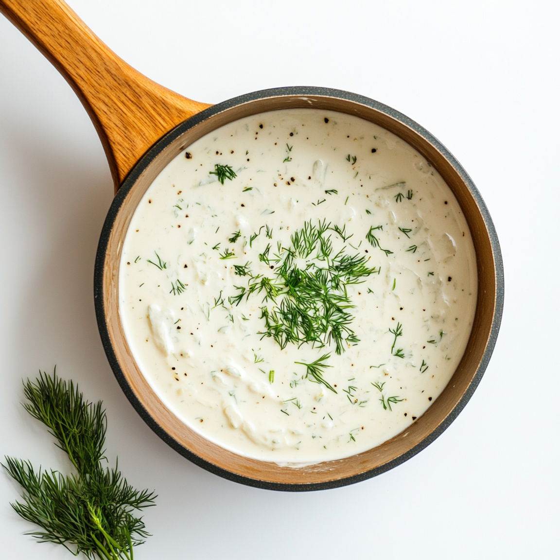 Сливочный с зеленью соус