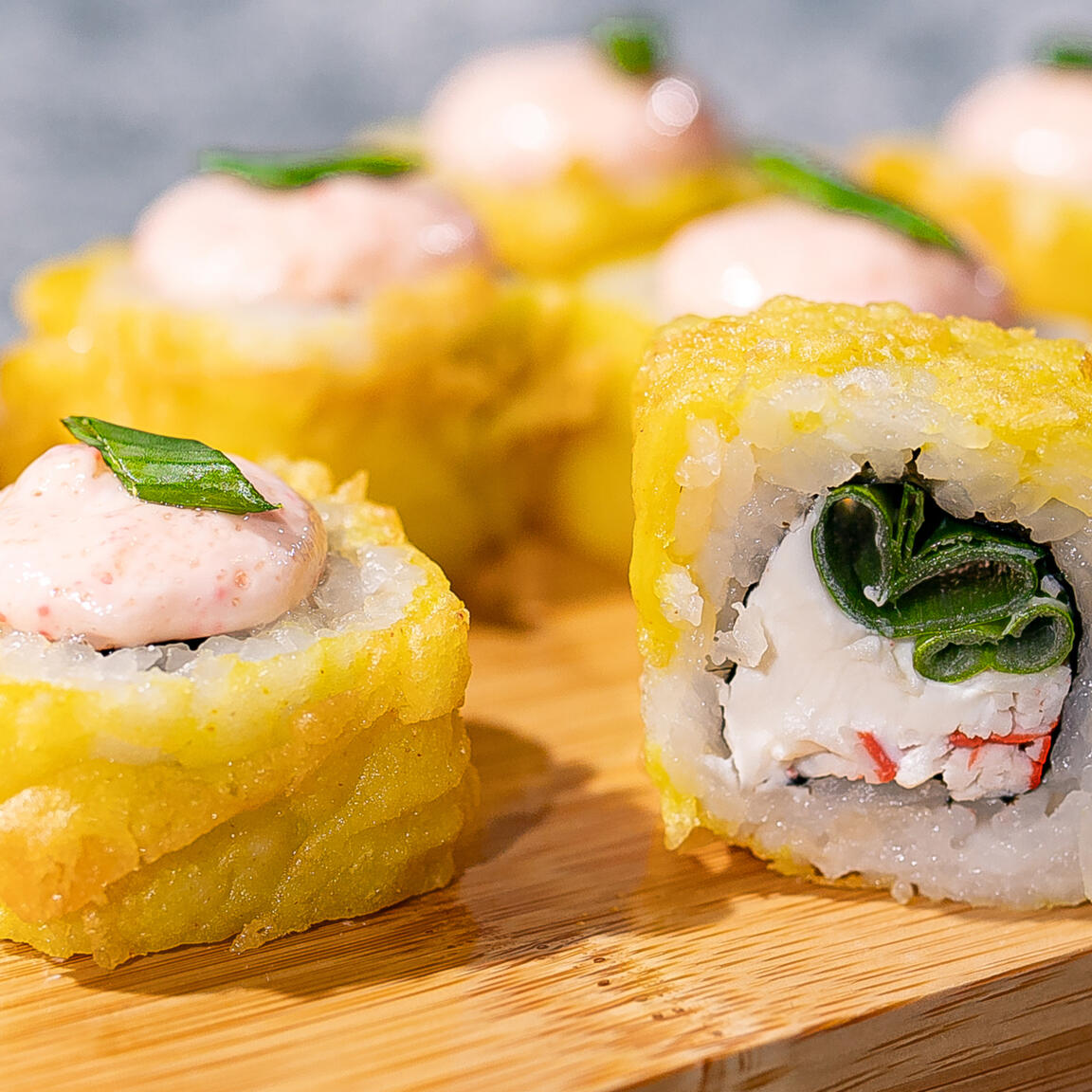 Острый краб темпура