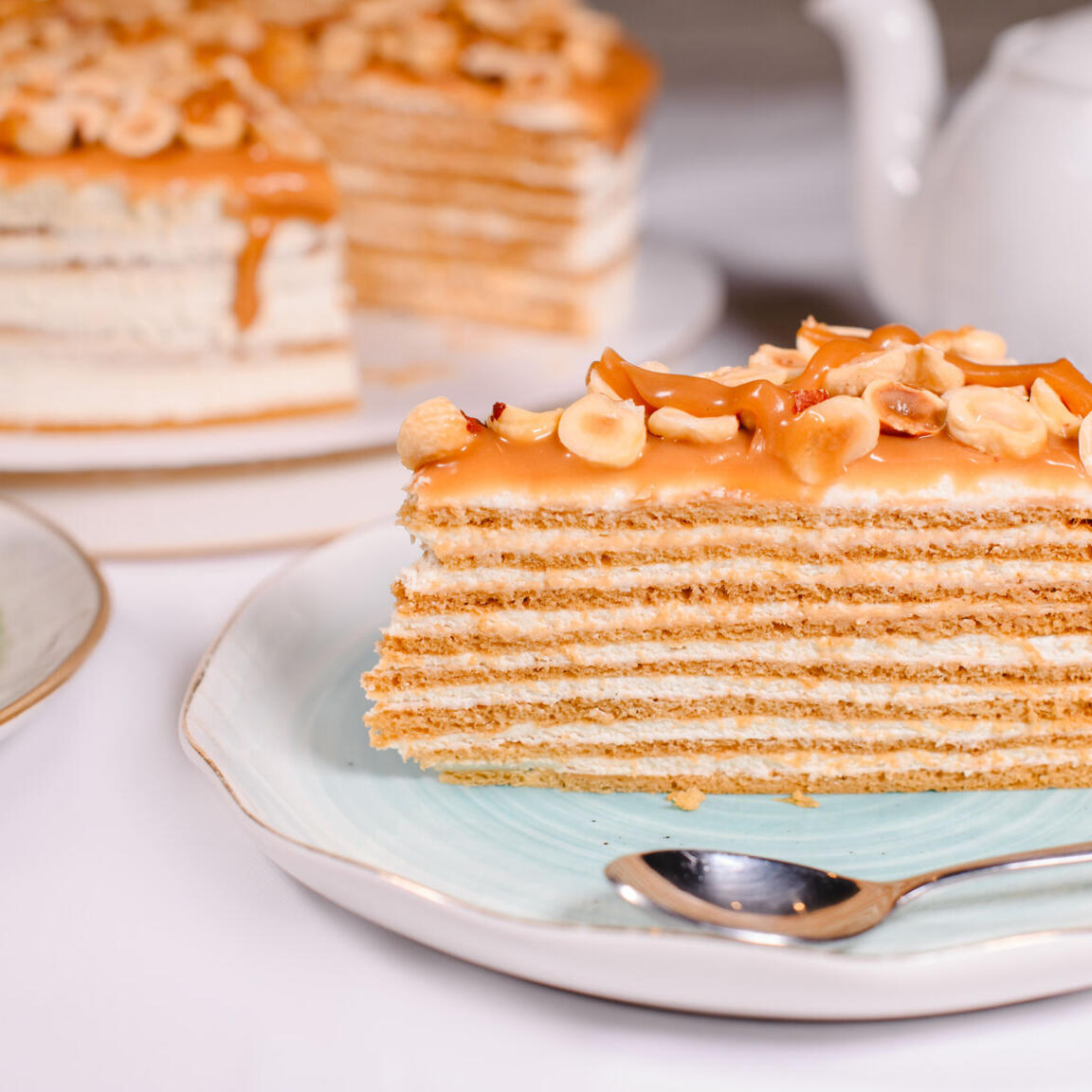 Медовый с соленой карамелью