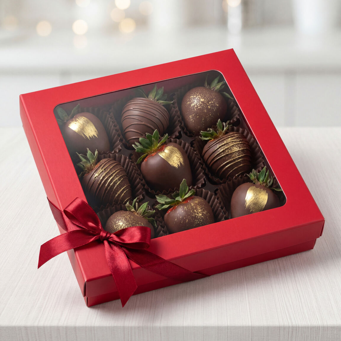 Набор клубника в шоколаде 9 ягод