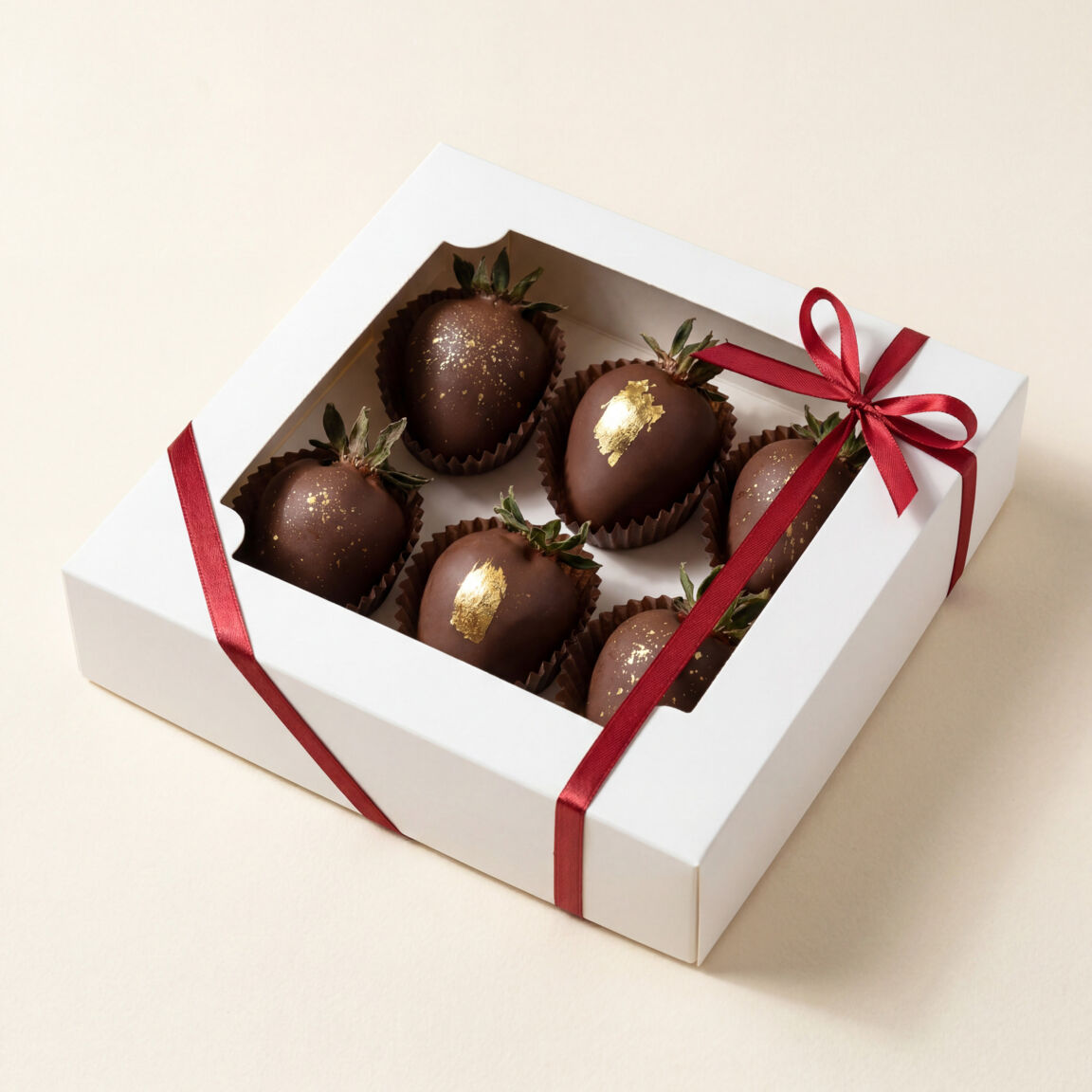 Набор клубника в шоколаде 6 ягод