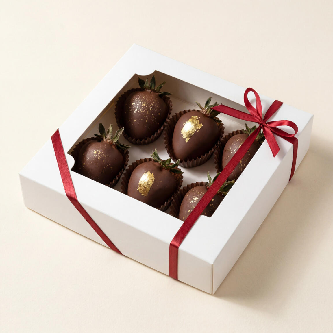 Набор клубника в шоколаде 6 ягод