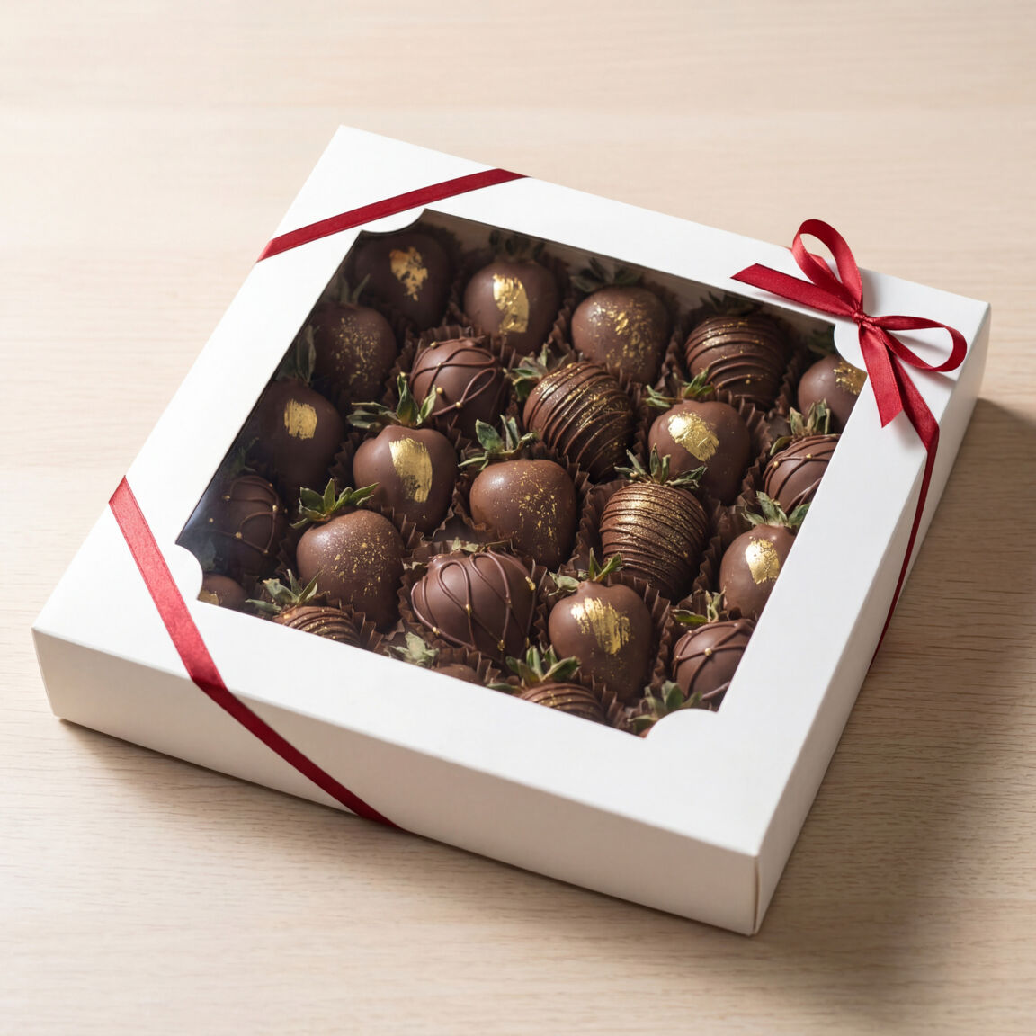 Набор клубника в шоколаде 25 ягод