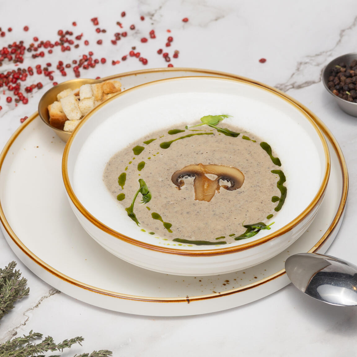 Крем-суп из шампиньонов Д