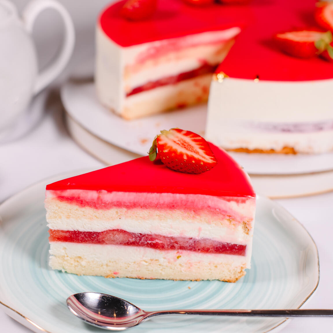 Клубника-пломбир круг 1500гр (22см)