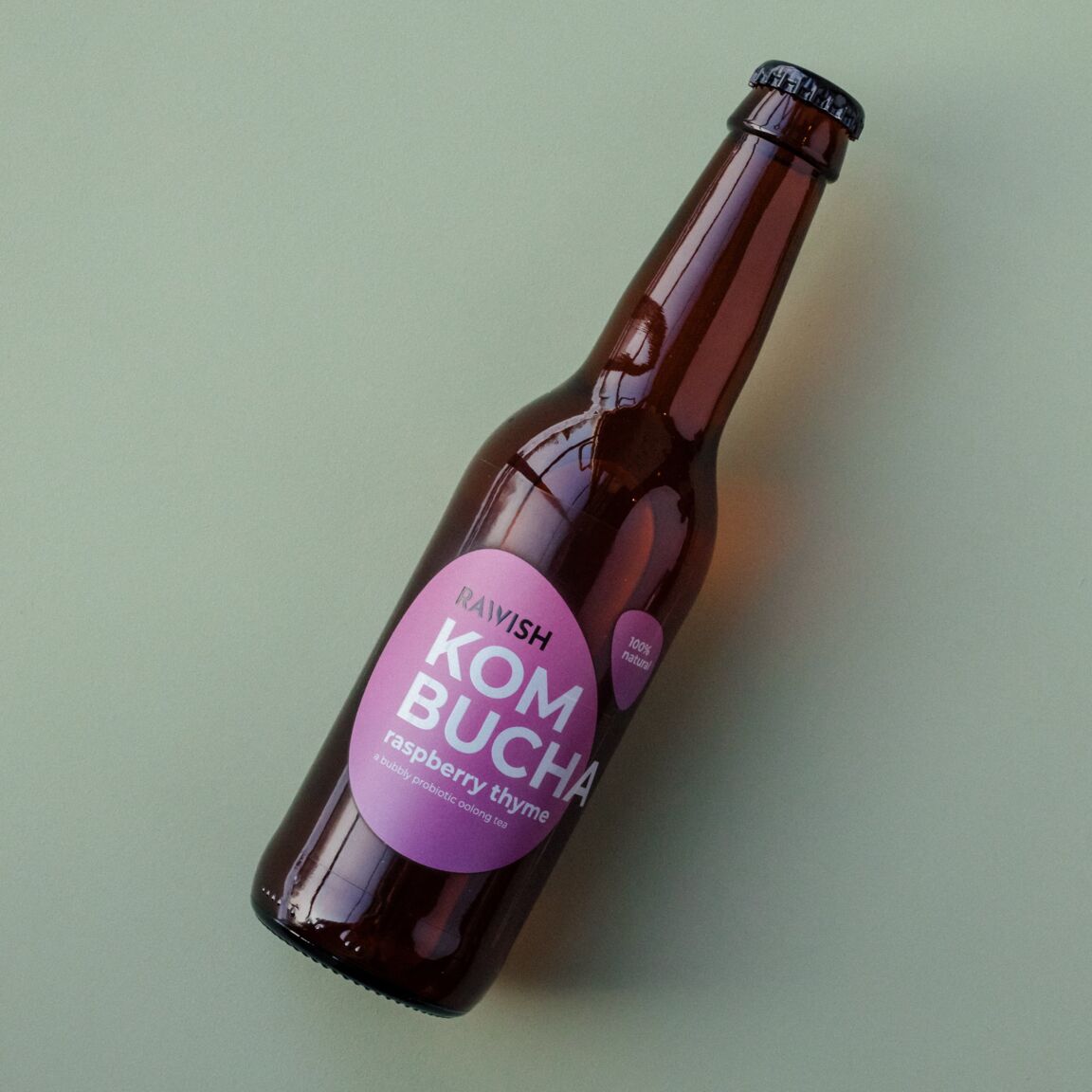 Rawish Kombucha Rasberry thyme