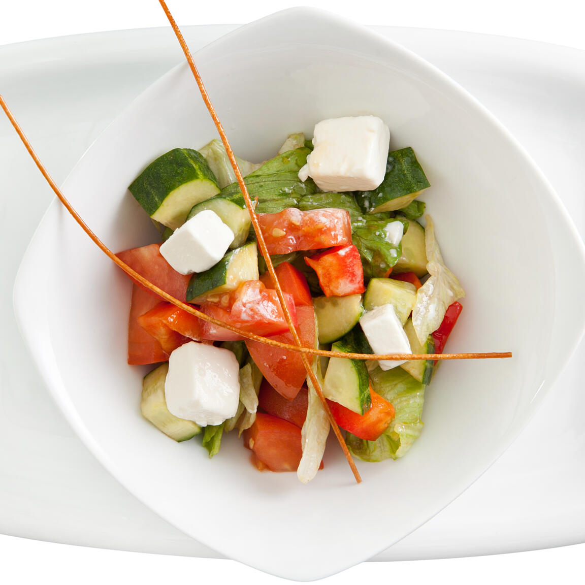 Салат Цезарь с курицей