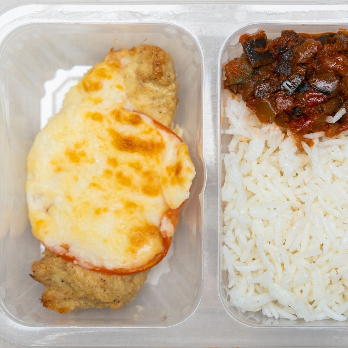 Куриная грудка по-французски с рисом 220г