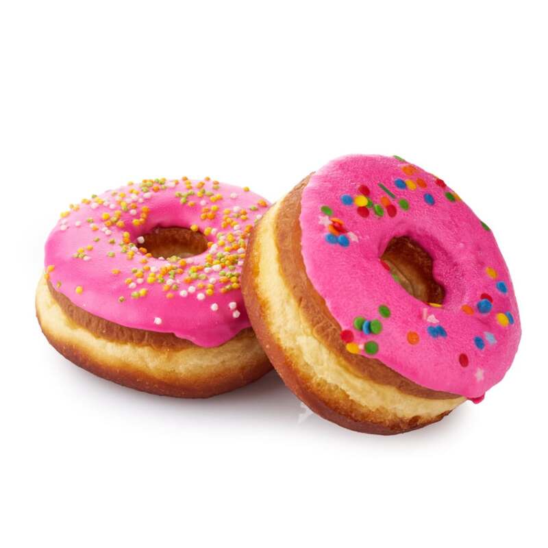 Донат с клубникой, 2 шт.