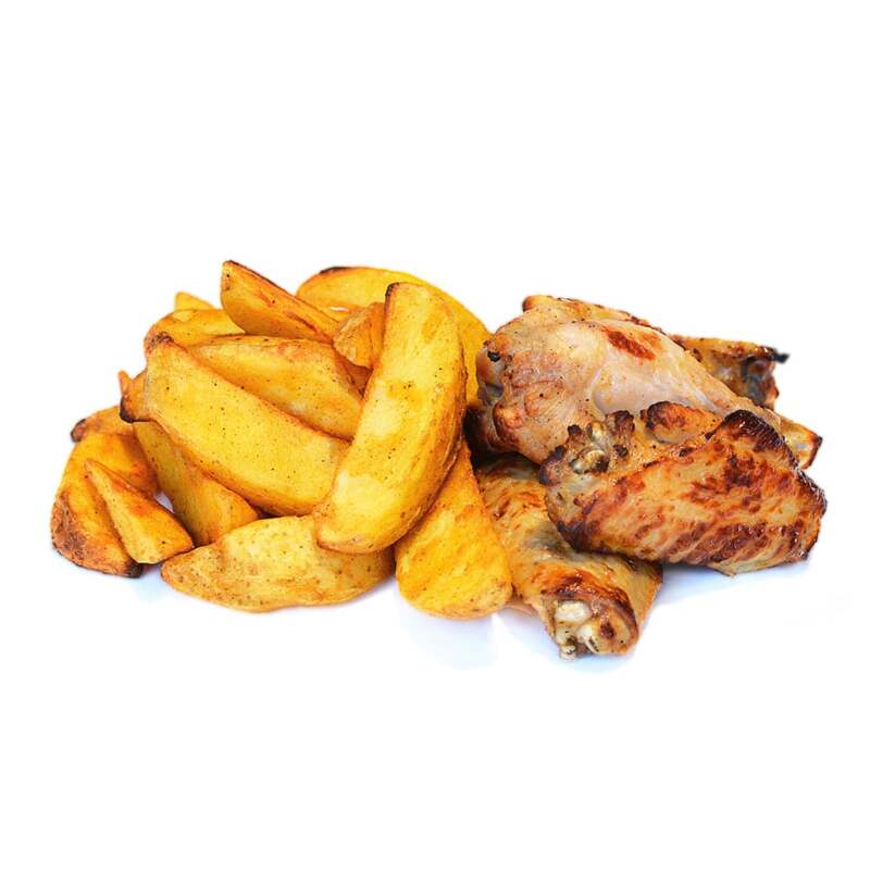 Запеченный микс Крылышки и дольки