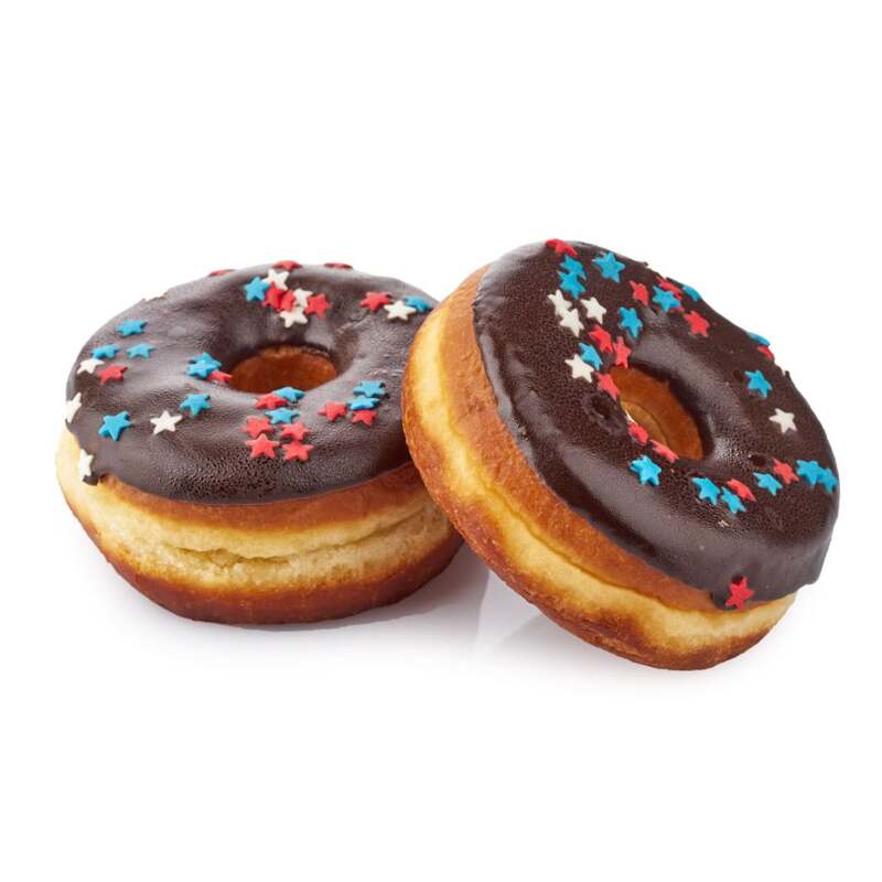 Донат с шоколадом, 2 шт.