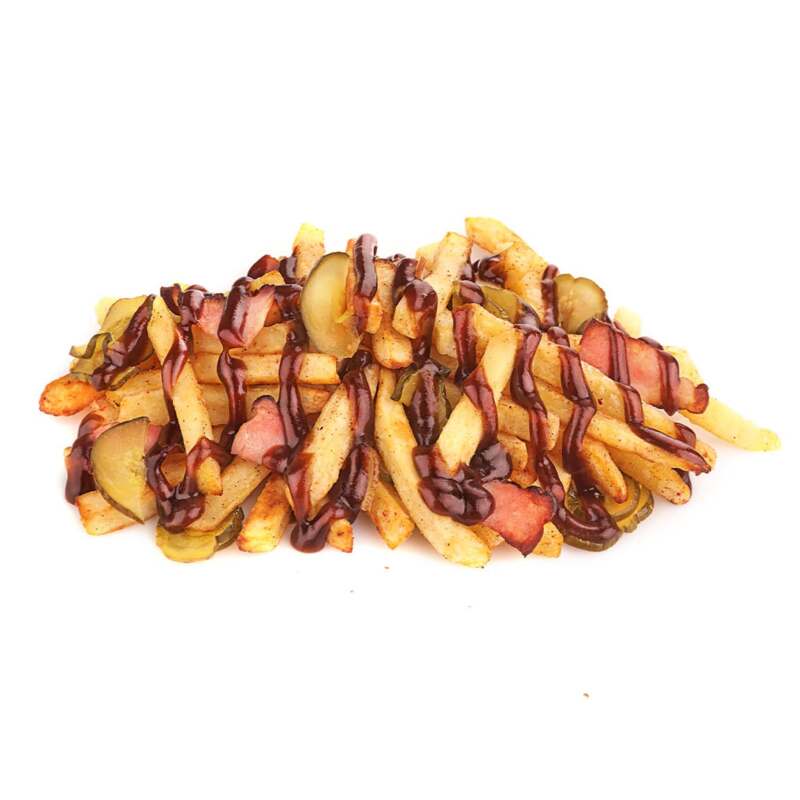 Картофель из печи с беконом