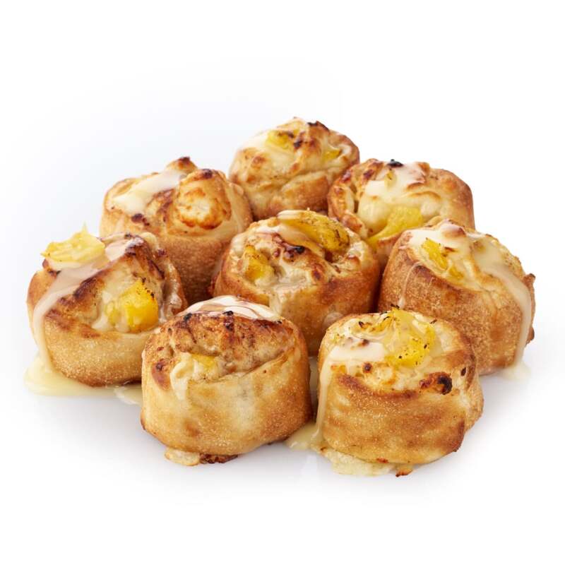 Рулетики с Ананасом и корицей