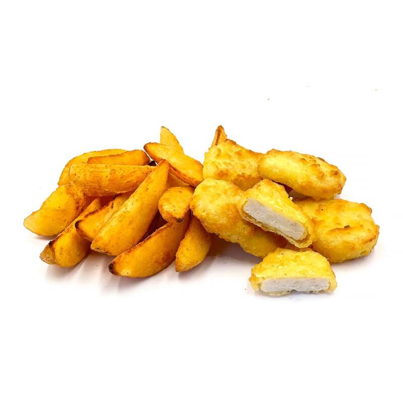 Запеченный микс Наггетсы и Дольки