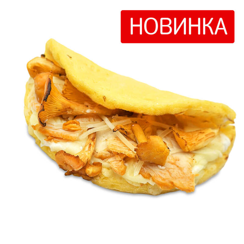 Омлет с лисичками